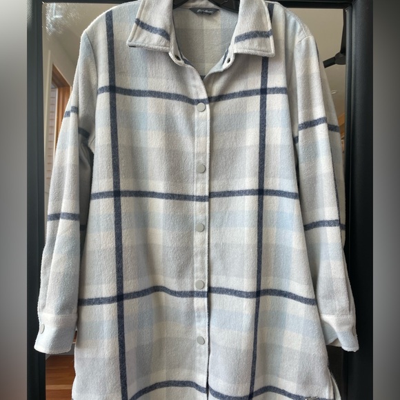 Eddie Bauer Tops - EDDIE BAUER flannel shacket Size M